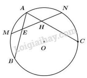 Giải bài tập SGK toán lớp 9, tập 2, Bài 5. Góc có đỉnh ở bên trong đường tròn. Góc có đỉnh ở bên ngoài đường tròn