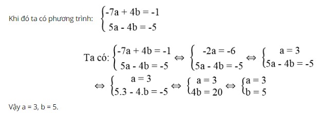 Giải bài tập SBT toán lớp 9 (Tập 2).  Bài 4: Giải hệ phương trình bằng phương pháp cộng đại số  